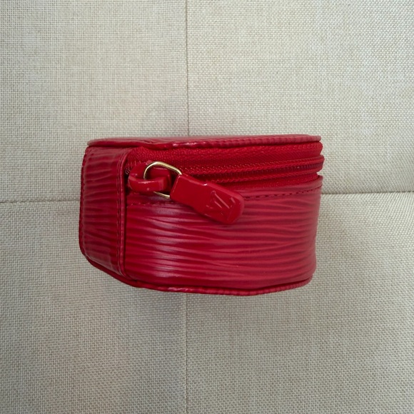 Louis Vuitton Red Epi Leather Jewelry Case (Used) - Picture 3 of 6
